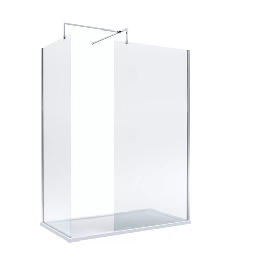 [BALW185007] Balterley 1600x700 Wetroom Screen, Tray & Waste - Cutout