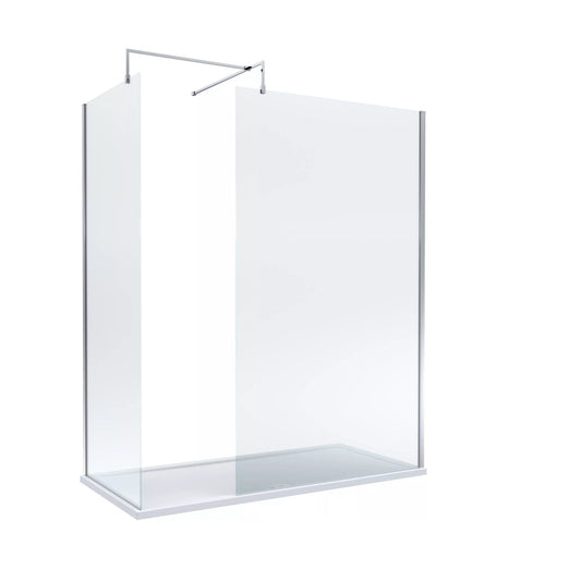 [BALW185009] Balterley 1700x700 Wetroom Screen, Tray & Waste - Cutout
