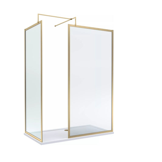 [BALW185017BB] Balterley 1500x800 Frame Wetroom Screen, Tray & Waste - Cutout