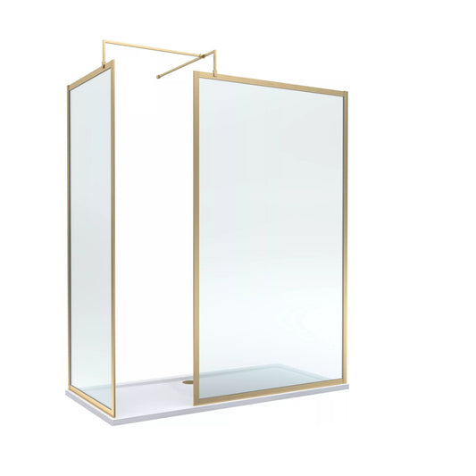 [BALW185022BB] Balterley 1700x700 Frame Wetroom Screen, Tray & Waste - Cutout