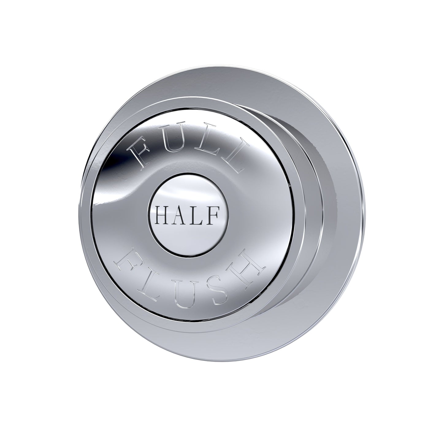 [BAPB01] Traditional Dual Flush Push Button, Choice of Colour - Cutout