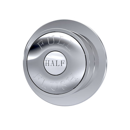 [BAPB01] Traditional Dual Flush Push Button, Choice of Colour - Cutout