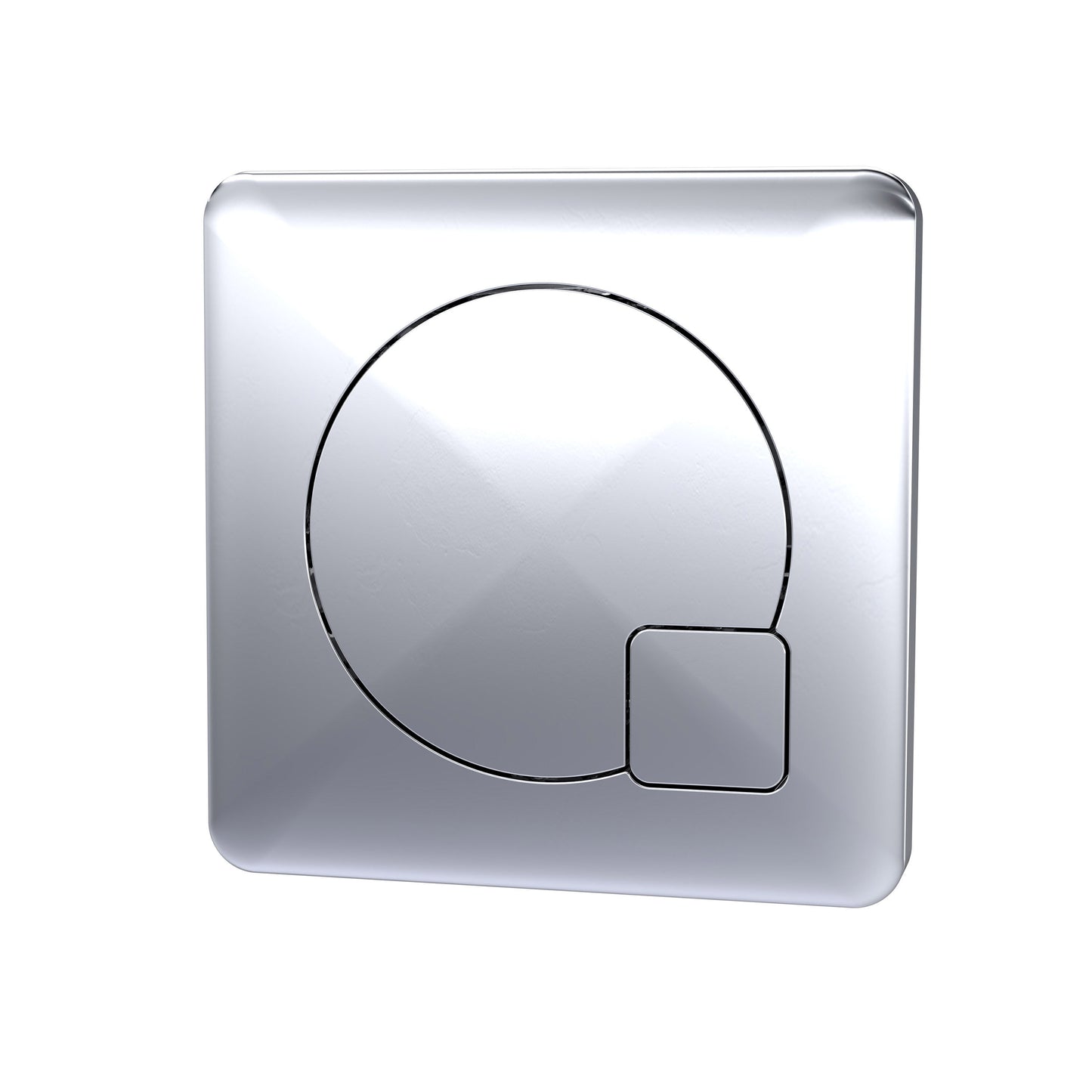 [BAPBM01] Square Dual Flush Push Button, Choice of Colour - Cutout