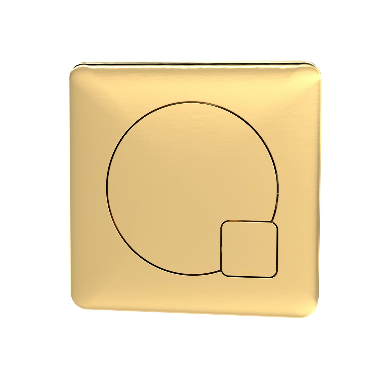 [BAPBM03] Square Dual Flush Push Button, Choice of Colour - Cutout
