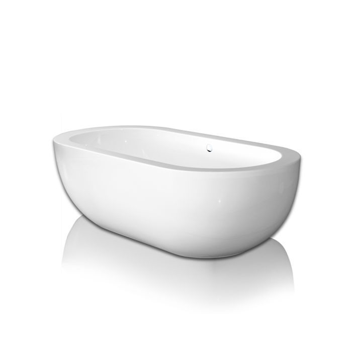 BC Designs Ovali 1805mm Freestanding Bath With Waste