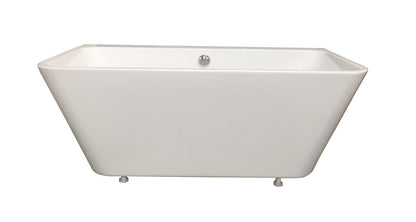 BC Designs Ancora 1500mm Back To Wall Bath With Waste