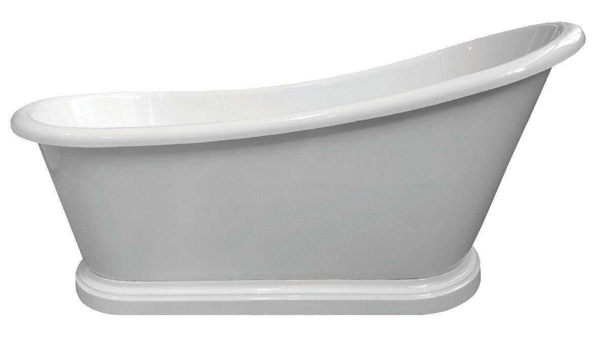 BC Designs Sanded 1680mm Freestanding Bath