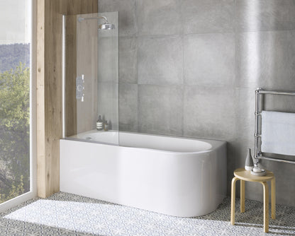 BC Designs Ancorner 1700mm Left-Hand Corner Bath