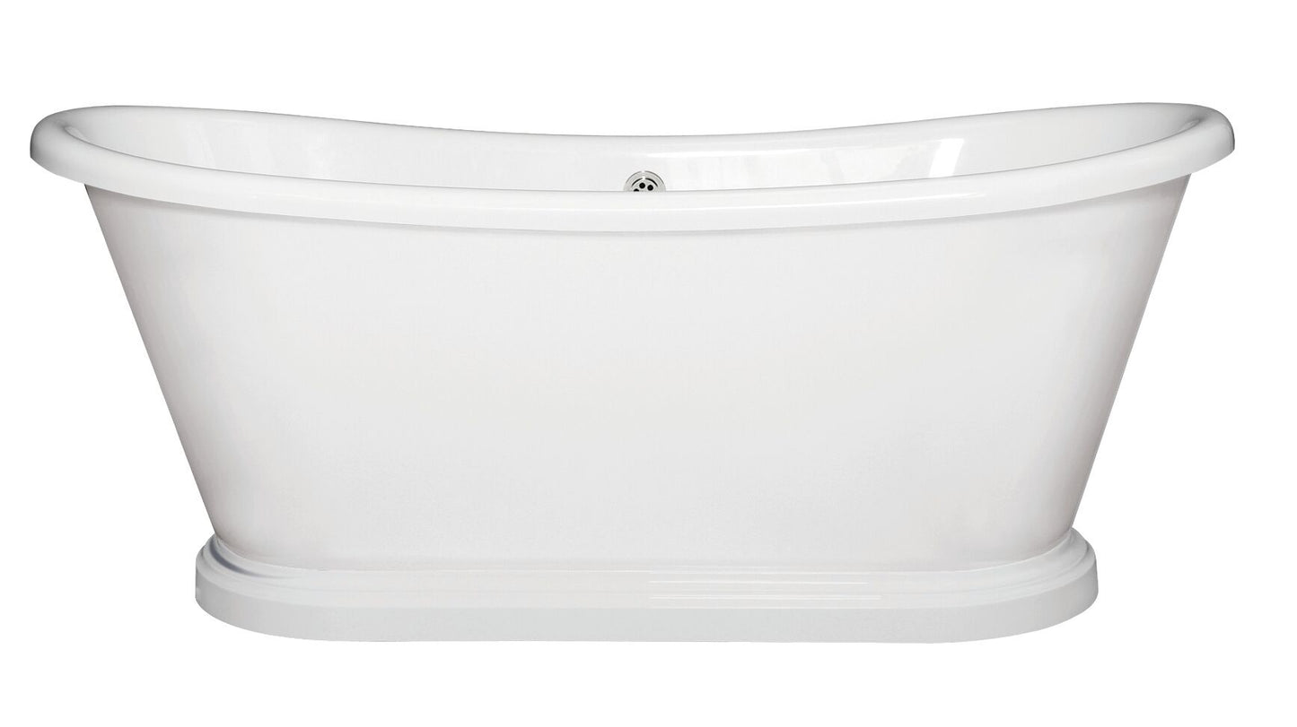 BC Designs Sanded 1700mm Boat Freestanding Bath