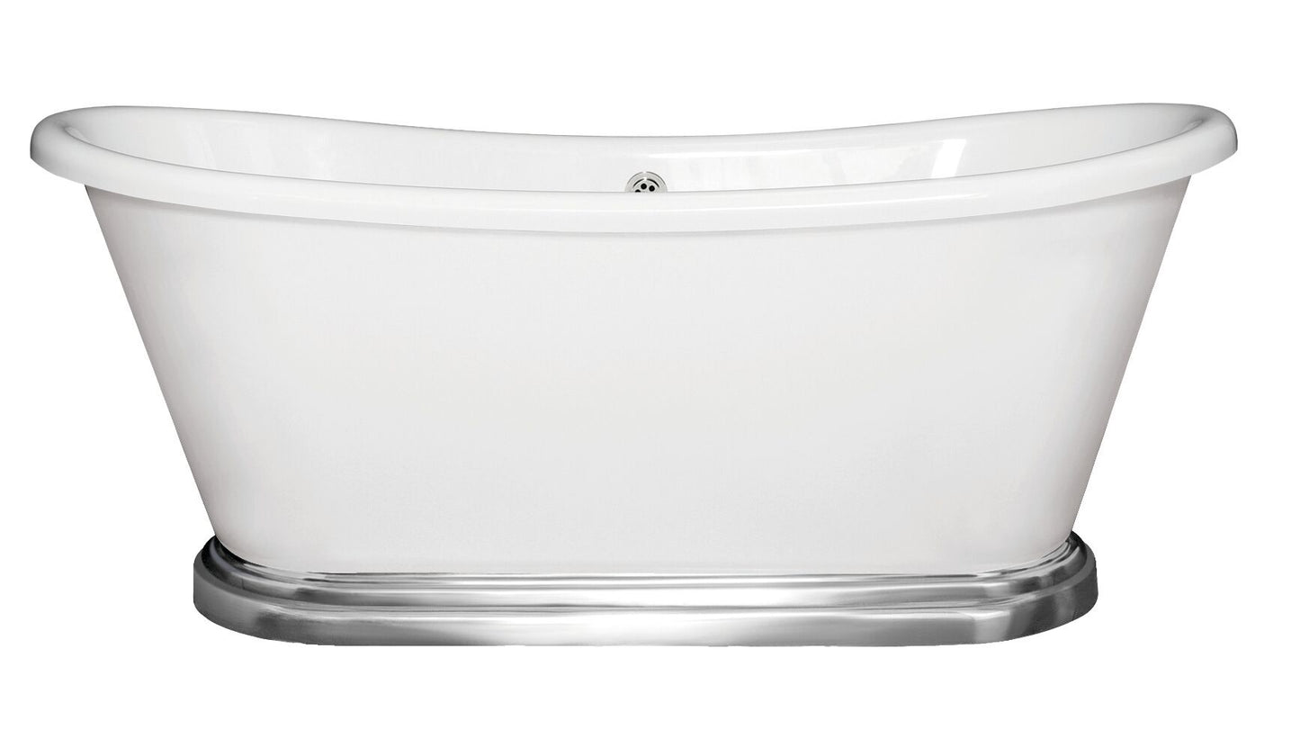 BC Designs Aluminium 1700mm Boat Freestanding Bath