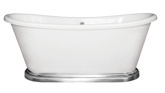 BC Designs Aluminium 1700mm Boat Freestanding Bath