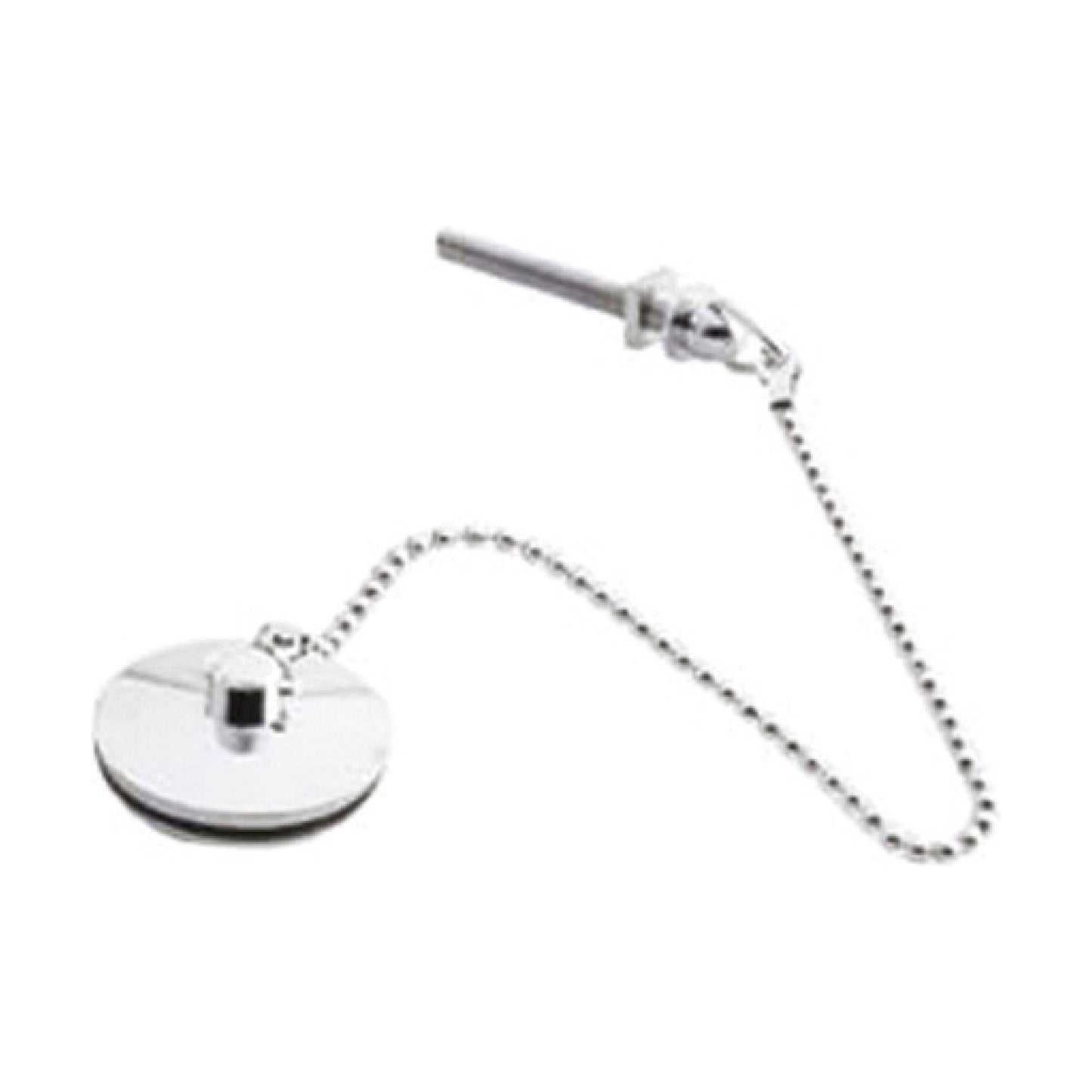 [BASB343] Balterley Basin Plug and Chain, Universal Fit for Standard Basins - Polished Chrome - Cutout