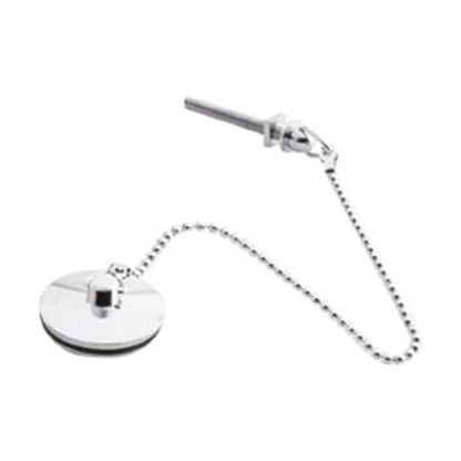 [BASB343] Balterley Basin Plug and Chain, Universal Fit for Standard Basins - Polished Chrome - Cutout