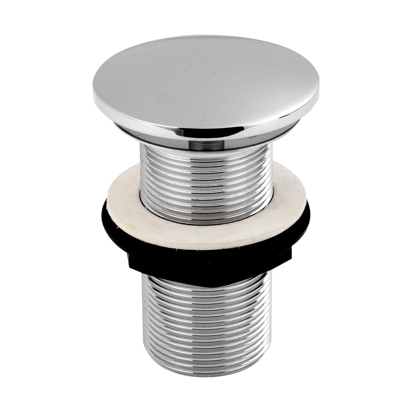 [BASW305] Round Free Running Basin Waste - Chrome - Cutout