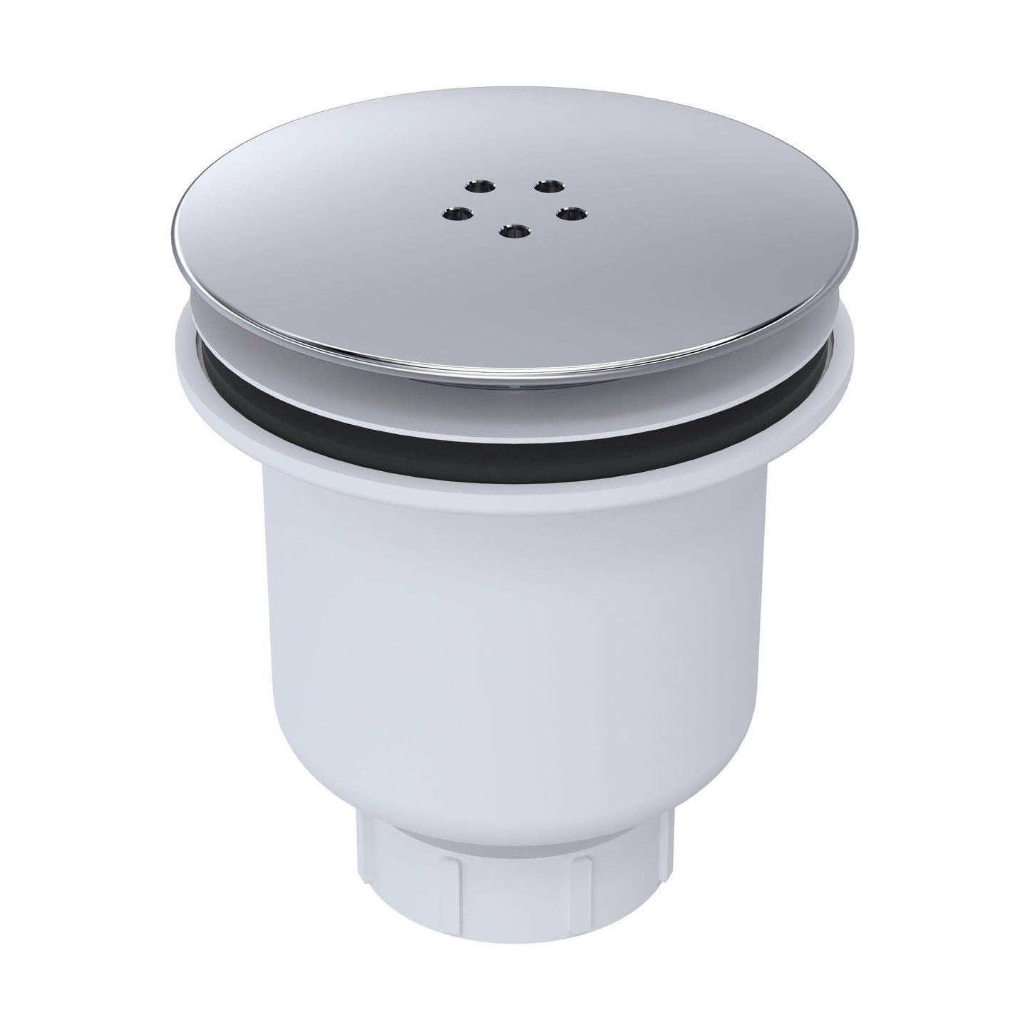 [BATW001B] Straight Shower Tray Waste Bottom Outlet - Cutout