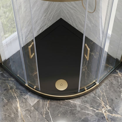 [BATW006] Contemporary Fast Flow Shower Tray Waste with Cover - Multiple Finishes (116x116x99mm) - Silo