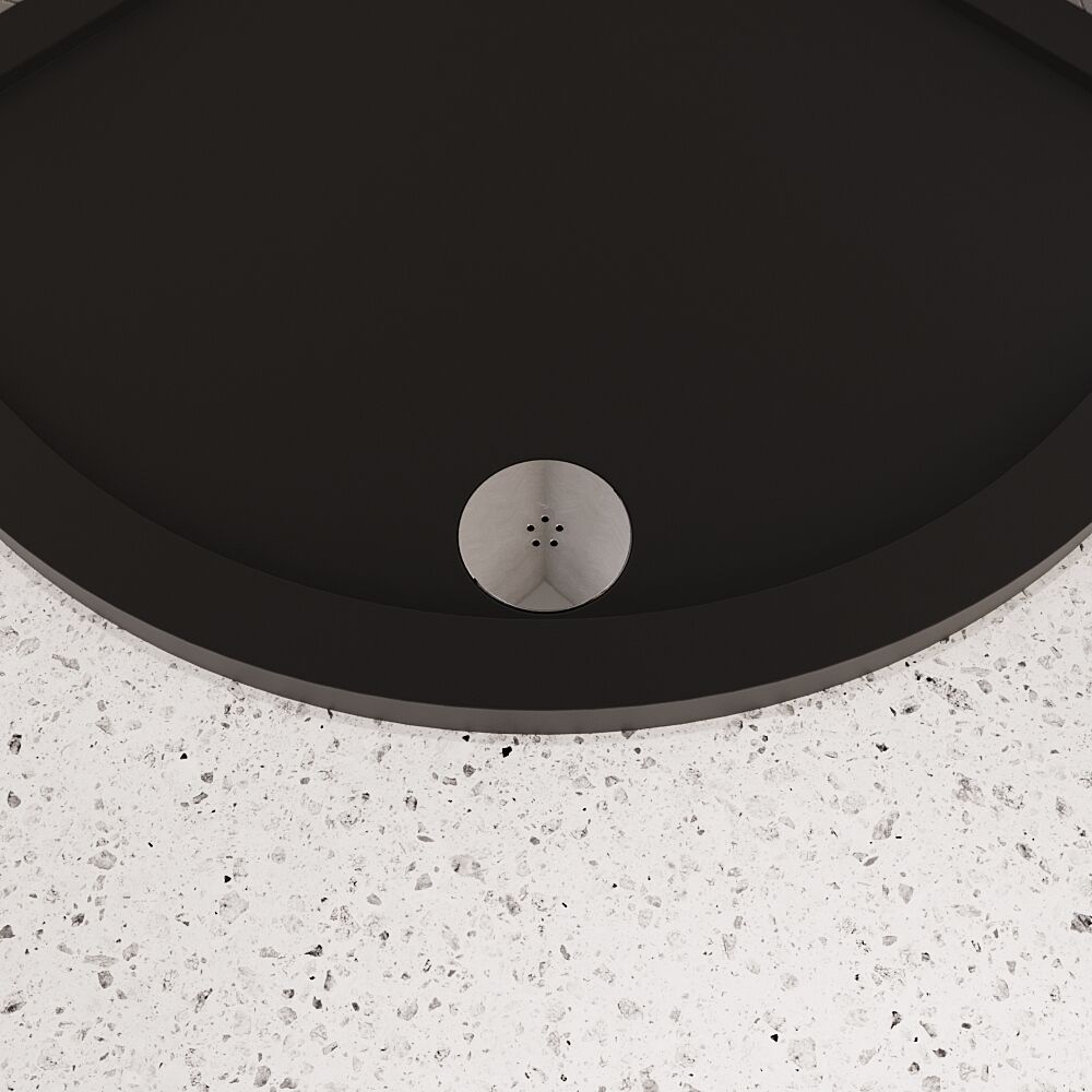 [BATW007] Contemporary Fast Flow Shower Tray Waste with Cover - Multiple Finishes (116x116x99mm) - Lifestyle 1
