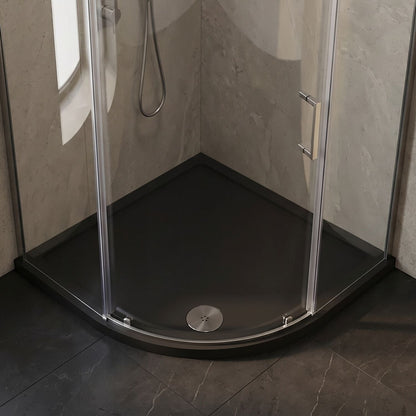 [BATW007] Contemporary Fast Flow Shower Tray Waste with Cover - Multiple Finishes (116x116x99mm) - Silo