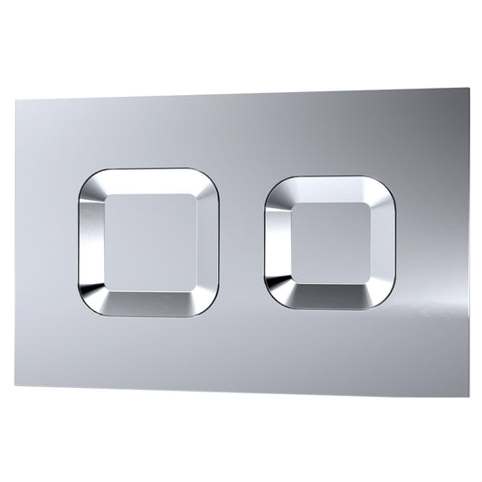 [BAXT009PS] Square Dual Flush Push Button - Cutout