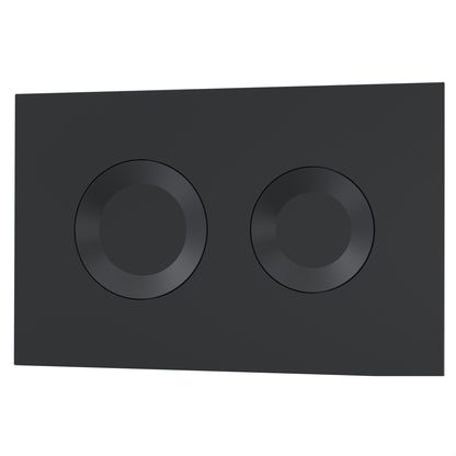 [BAXY009PR4] Round Dual Flush Push Button Black - Cutout