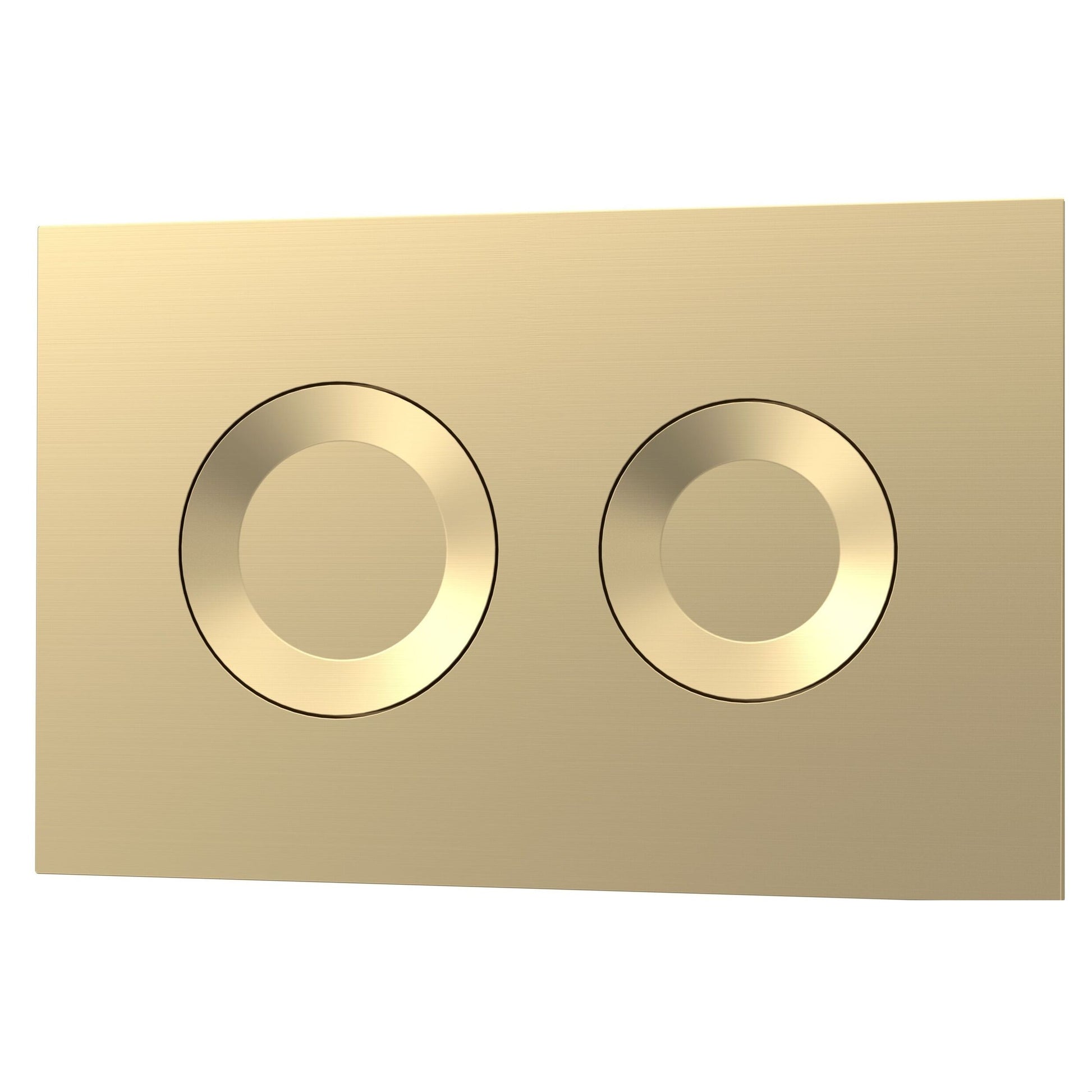 [BAXY009PR8] Round Dual Flush Push Button Brass - Cutout