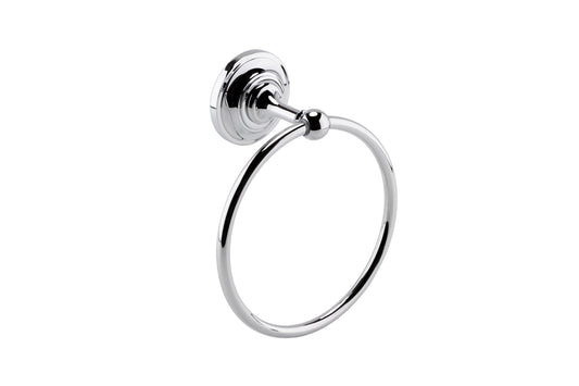 Bayswater Chrome Towel Ring