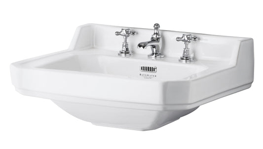 Fitzroy 560mm Basin 3 Tap Hole, Excluding Pedestal