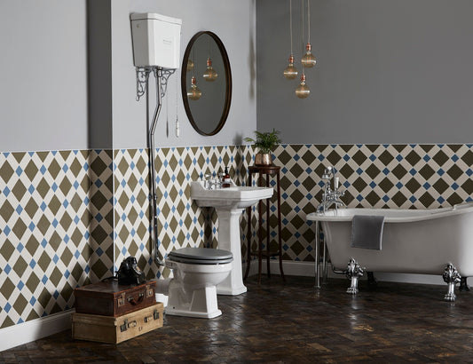 Bayswater Fitzroy High Level Cistern Including Fittings, Excluding Brackets & Pipe