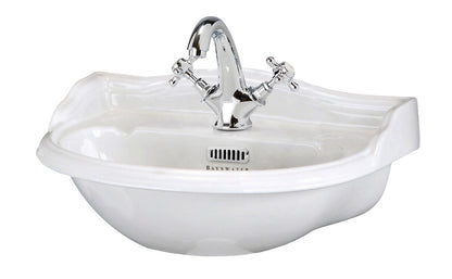 Porchester 500mm Basin 1 Tap Hole, Excluding Pedestal