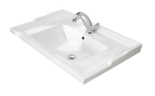 Bayswater 600mm Traditional Basin 1 Tap Hole