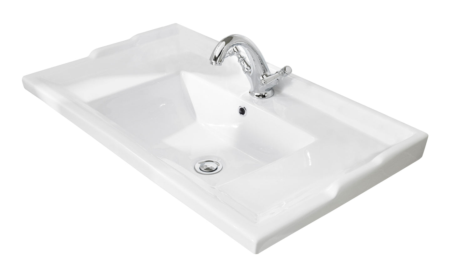 Bayswater 800mm Traditional Basin 1 Tap Hole