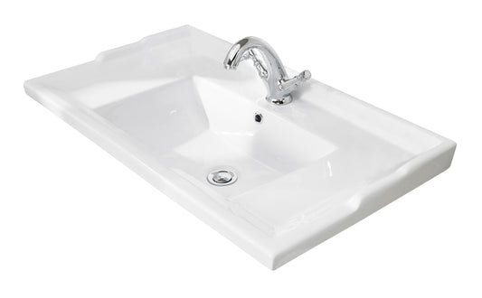 Bayswater 800mm Traditional Basin 1 Tap Hole
