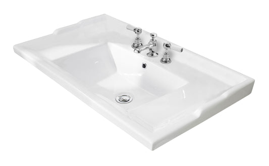 Bayswater 800mm Traditional Basin 3 Tap Holes