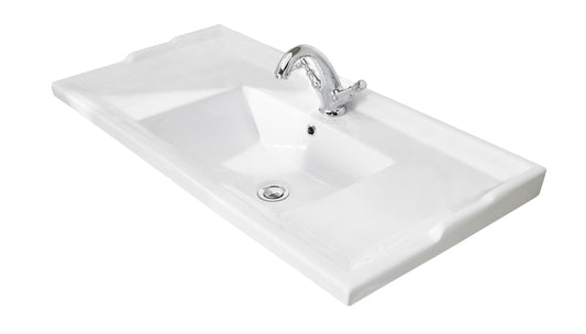 Bayswater 1000mm Traditional Basin 1 Tap Hole