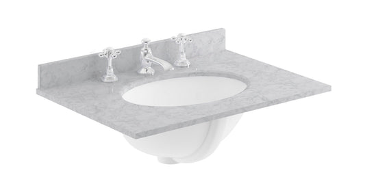Bayswater 600mm Single Bowl 3 Tap Holes