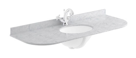 Bayswater 1200mm Single Bowl with Radius 1 Tap Hole