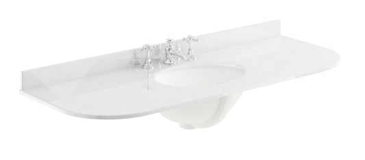 Bayswater 1200mm Single Bowl with Radius 3 Tap Holes