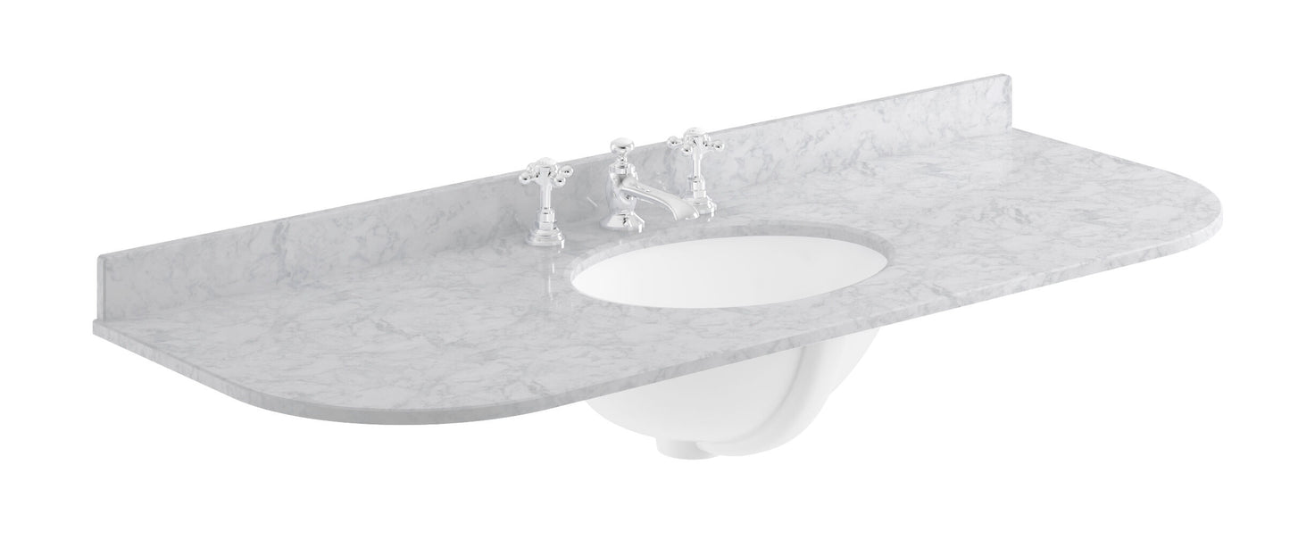 Bayswater 1200mm Single Bowl with Radius 3 Tap Holes