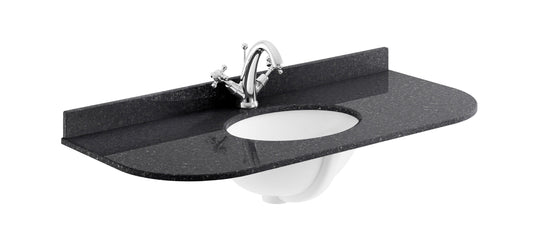 Bayswater 1000mm Single Bowl with Radius 1 Tap Hole