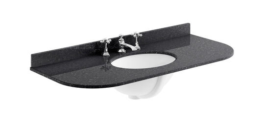 Bayswater 1000mm Single Bowl with Radius 3 Tap Holes