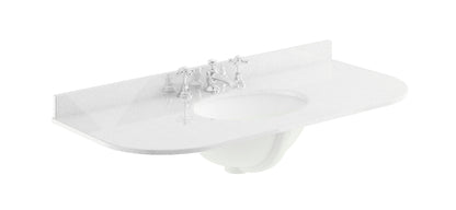 Bayswater 1000mm Single Bowl with Radius 3 Tap Holes