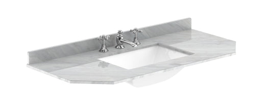 Bayswater 1000mm Single Bowl Angled Marble Top 3 Tap Holes