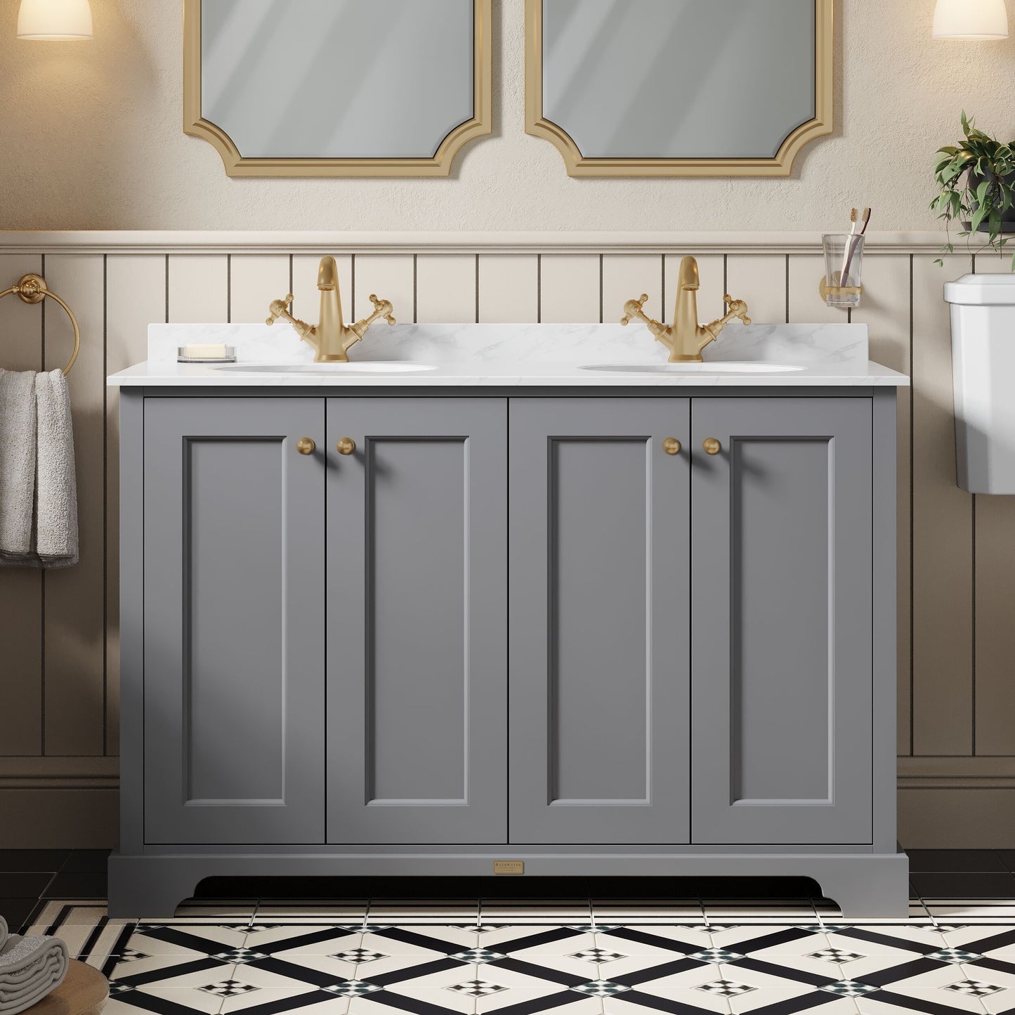 Bayswater 1200mm 4-Door Basin Cabinet