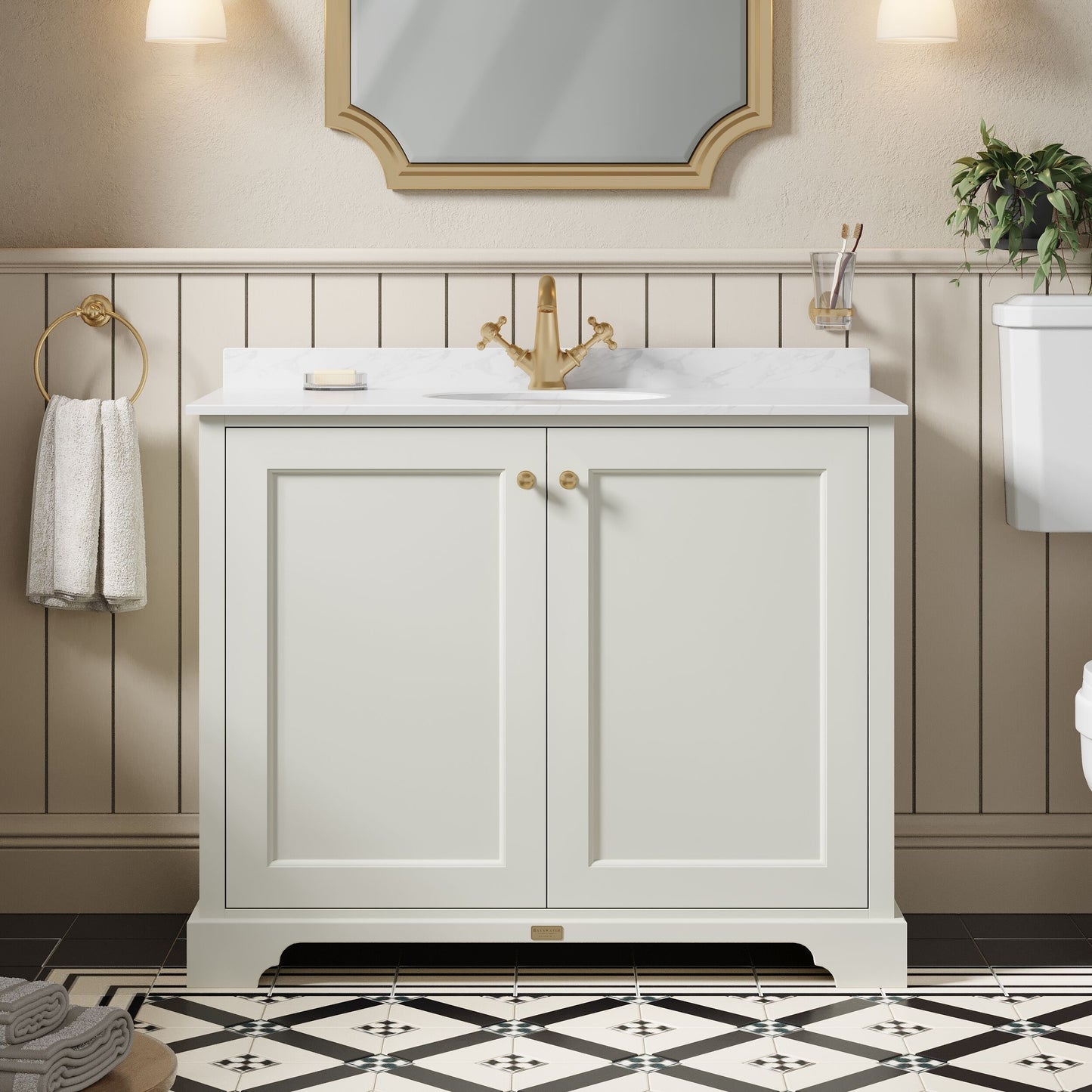 Bayswater 1000mm 2-Door Basin Cabinet