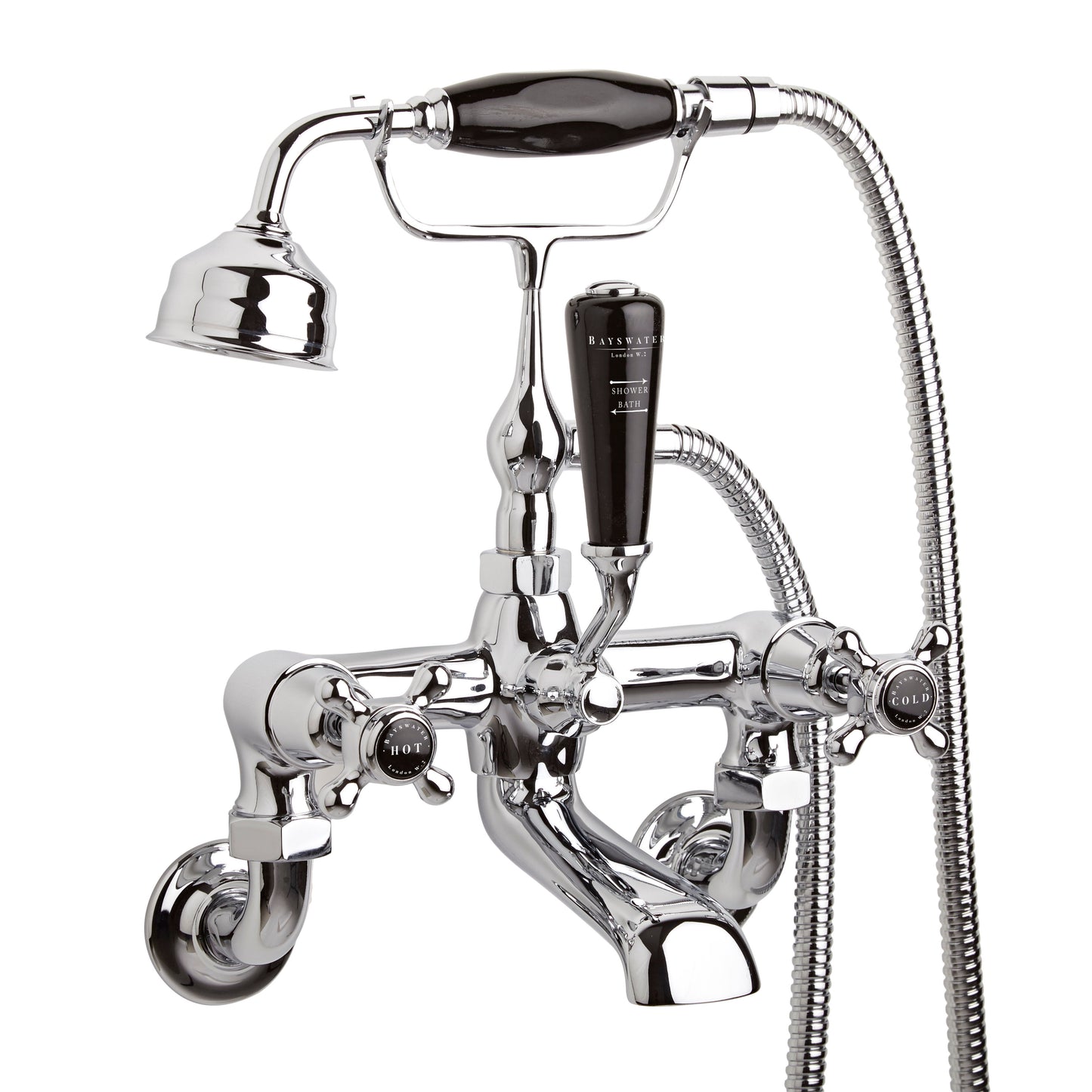 Bayswater Wall Mounted Bath Shower Mixer