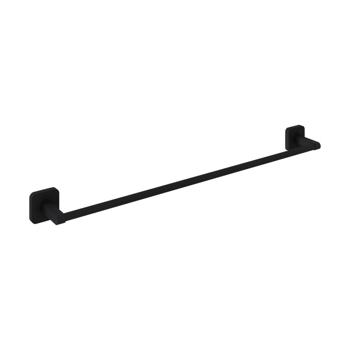 [BB101K] Wall Mounted Single Round Bathroom Towel Bar, 600mm - Choice of Finish - Cutout