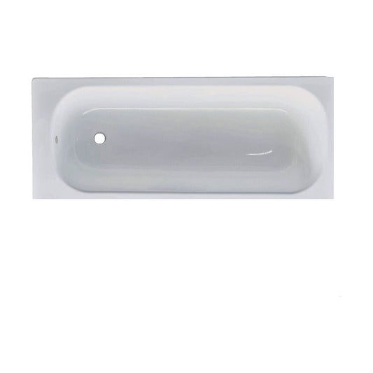 [BB1500P] Rectangular Single Ended No Tap Hole Steel Bath, 1500 x 700 x 390mm - Cutout