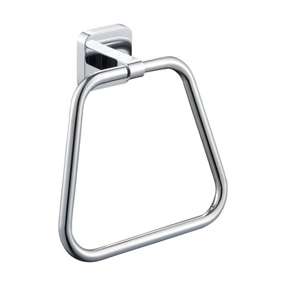 [BB201CR] Contemporary Wall Mounted Bathroom Towel Ring - Choice of Finish - Cutout