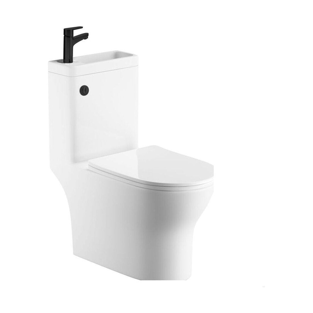 [BB23701P2RNDK] P2-X int. Rnd Toilet & Bsn exc Blk Tap - Cutout