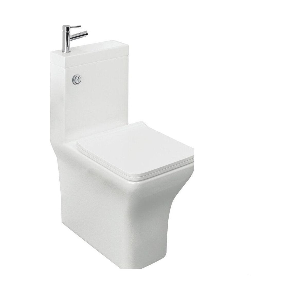 [BB23701P2SQRC] P2-X int. Sq Toilet & Bsn exc Cp Tap - Cutout